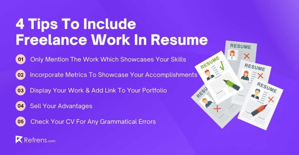 How To Put Freelance Work On Resume 