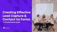 How to create lead capture and contact us forms