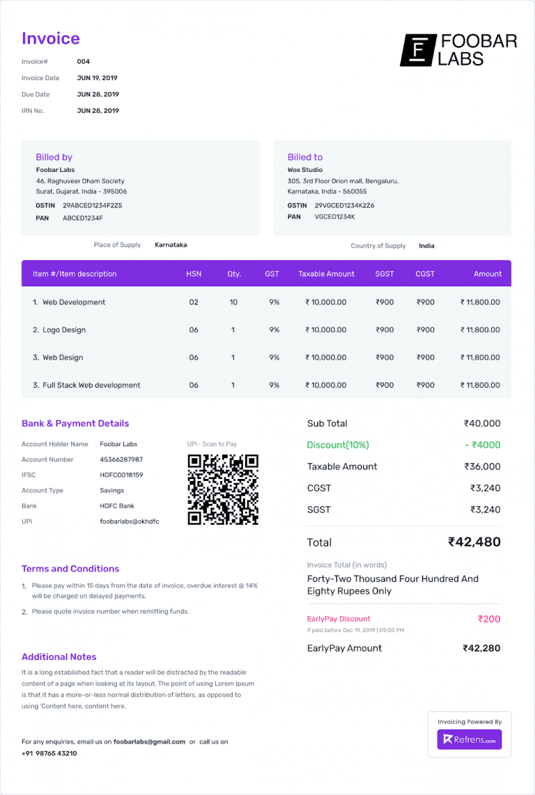 How to create gst invoices in 2 minutes 10 simple steps 
