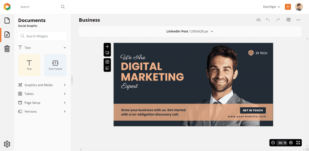 DocHipo - Graphic Designing Software