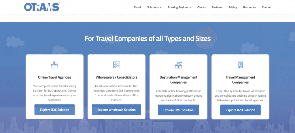 OTRAMS - Travel booking management system