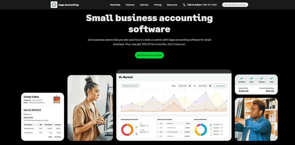 Sage - Best Billing Software For Small Businesses