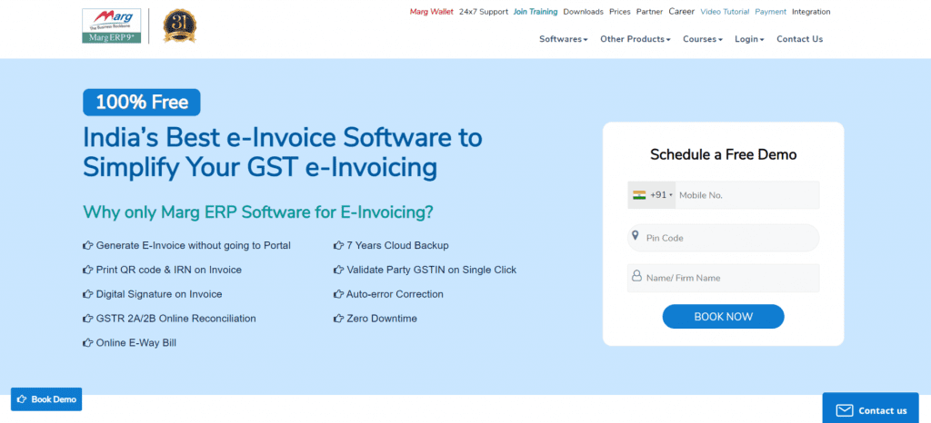 Marg e-invoicing - Top E-invoicing Software