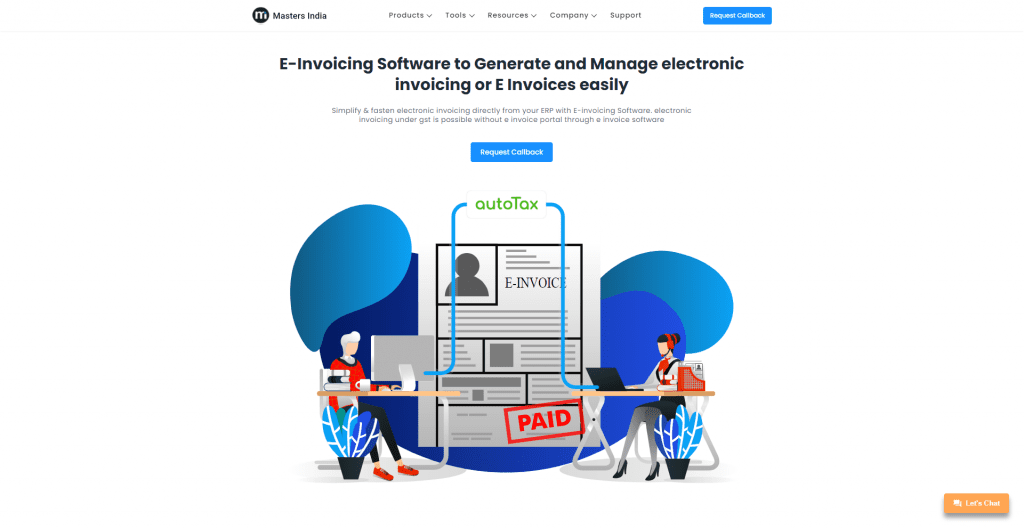 Maters India - Top e-invoicing software