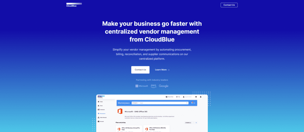 Cloudblue Vendor Management Software