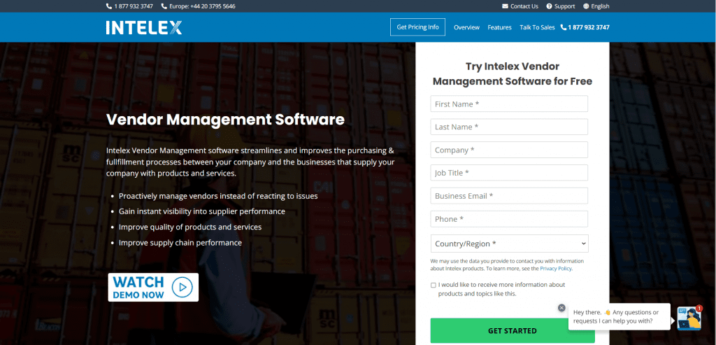 Intelex Vendor Management Software