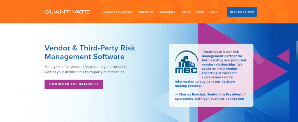 Quantivate Vendor and Risk Management Software