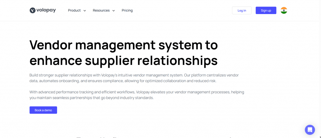 Volopay Vendor Management Software