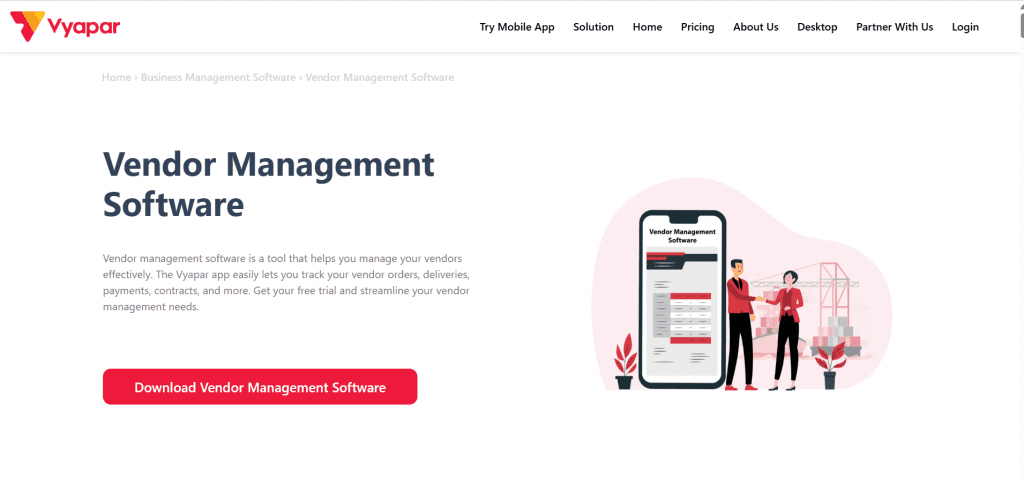 Vyapar Vendor Management Software