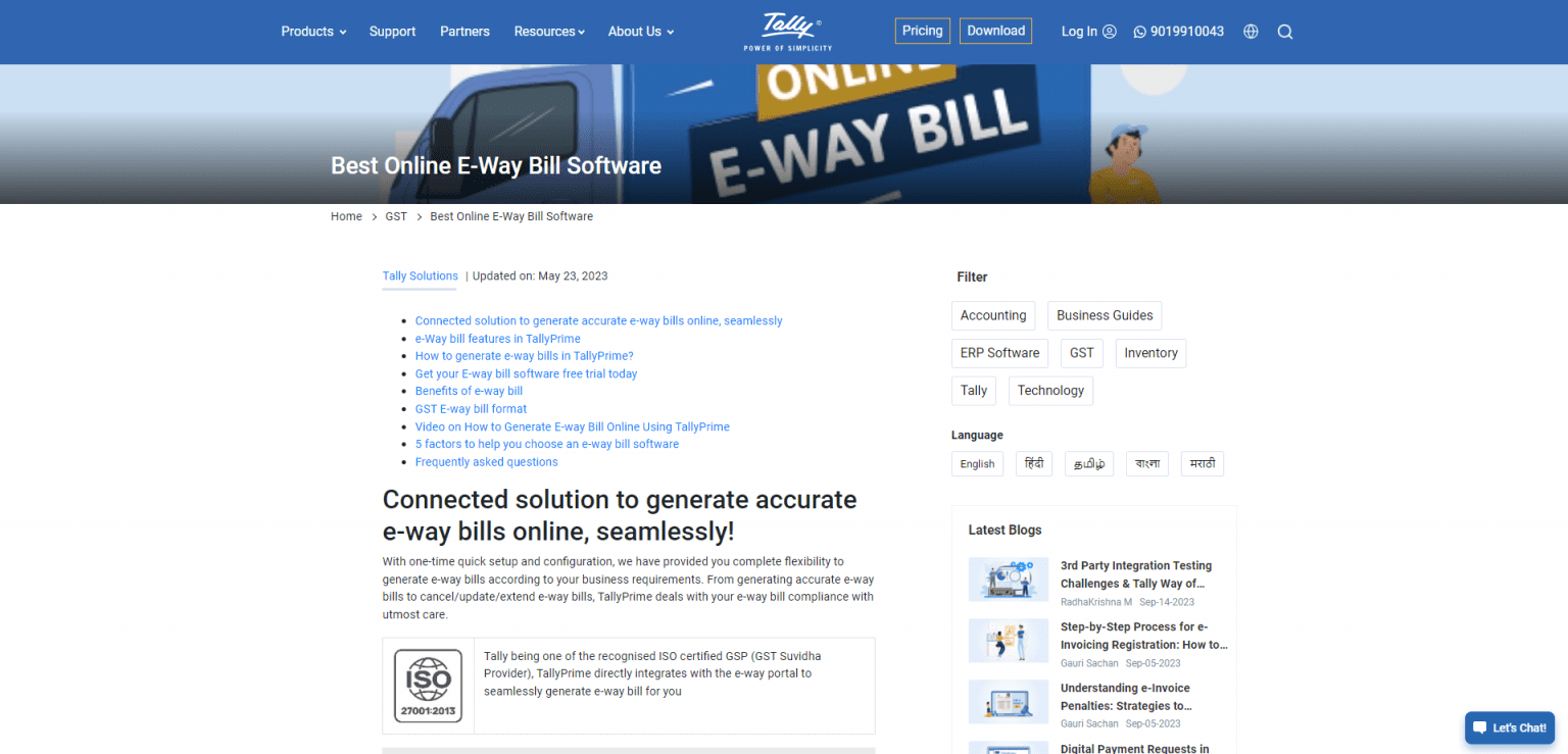 Bank Way Software Top 8 e-Way Bill Software (Updated 2024 List)