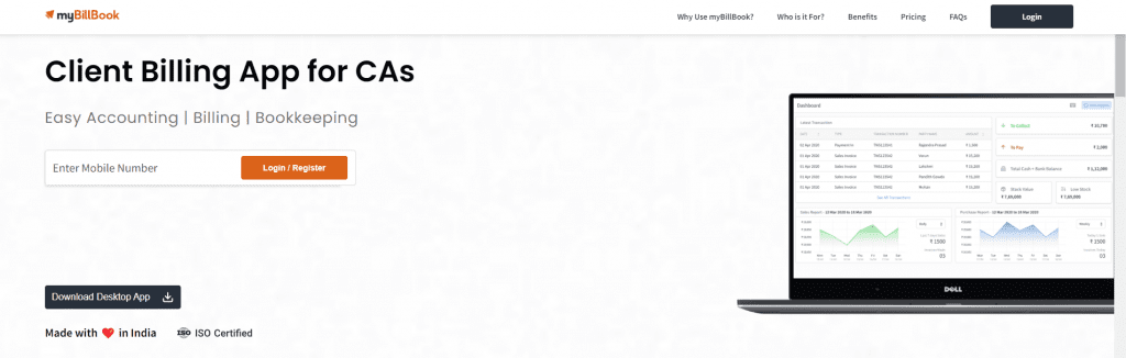 myBillBook: Billing Software For Chartered Accountants