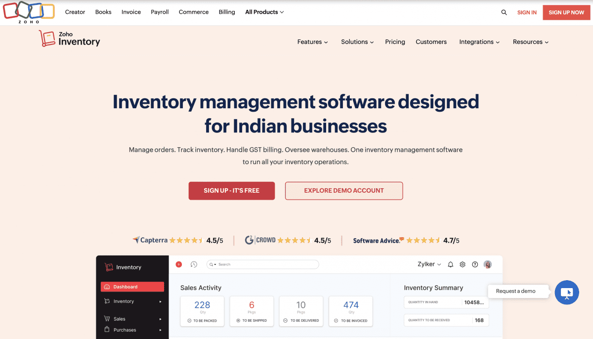 Top 8 Inventory Management Software in India