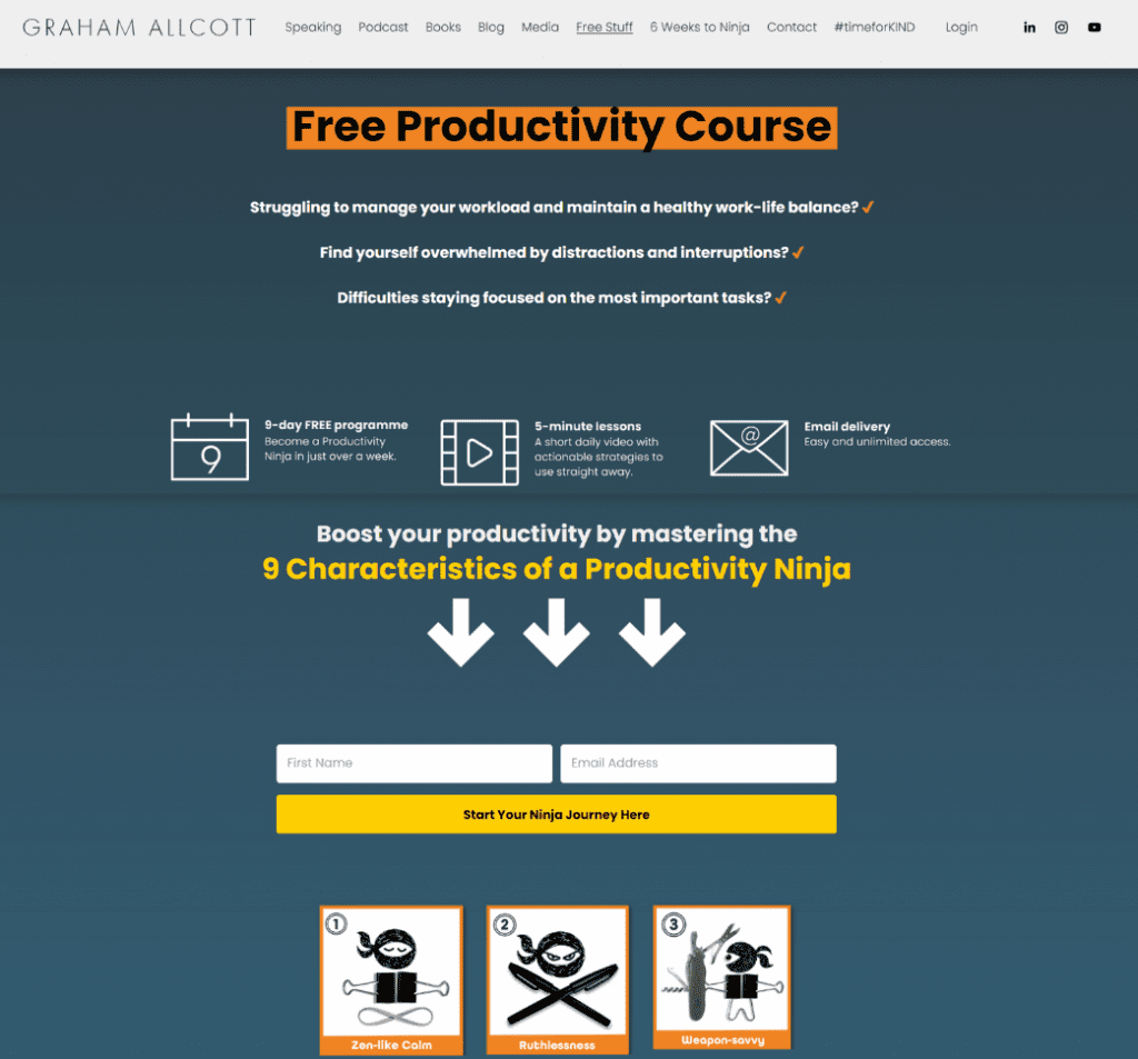 Free Productivity Course