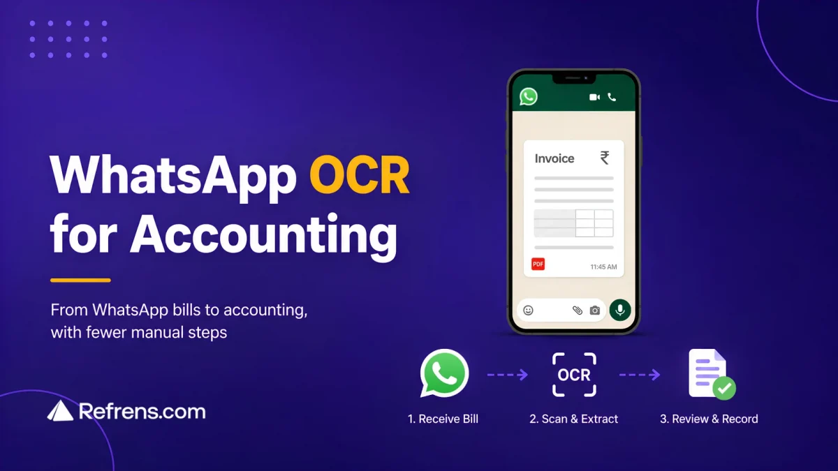 Why Your Accounting Software Should Have WhatsApp OCR Scanning